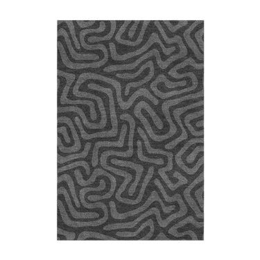 Kiva Charcoal Grey in 2' x 3' Size