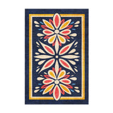 Jasmina Navy Multicolor in 3x2ft Size