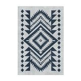 Reyno Navy & Stone in 2' x 3' Size