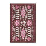 Topanga Burgundy & Pink in 2' x 3' Size