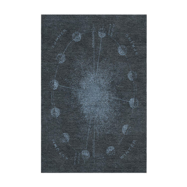 Equinox Navy & Dusty Blue in 2' x 3' Size
