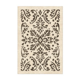 Floranna Ivory & Black in 2' x 3' Size