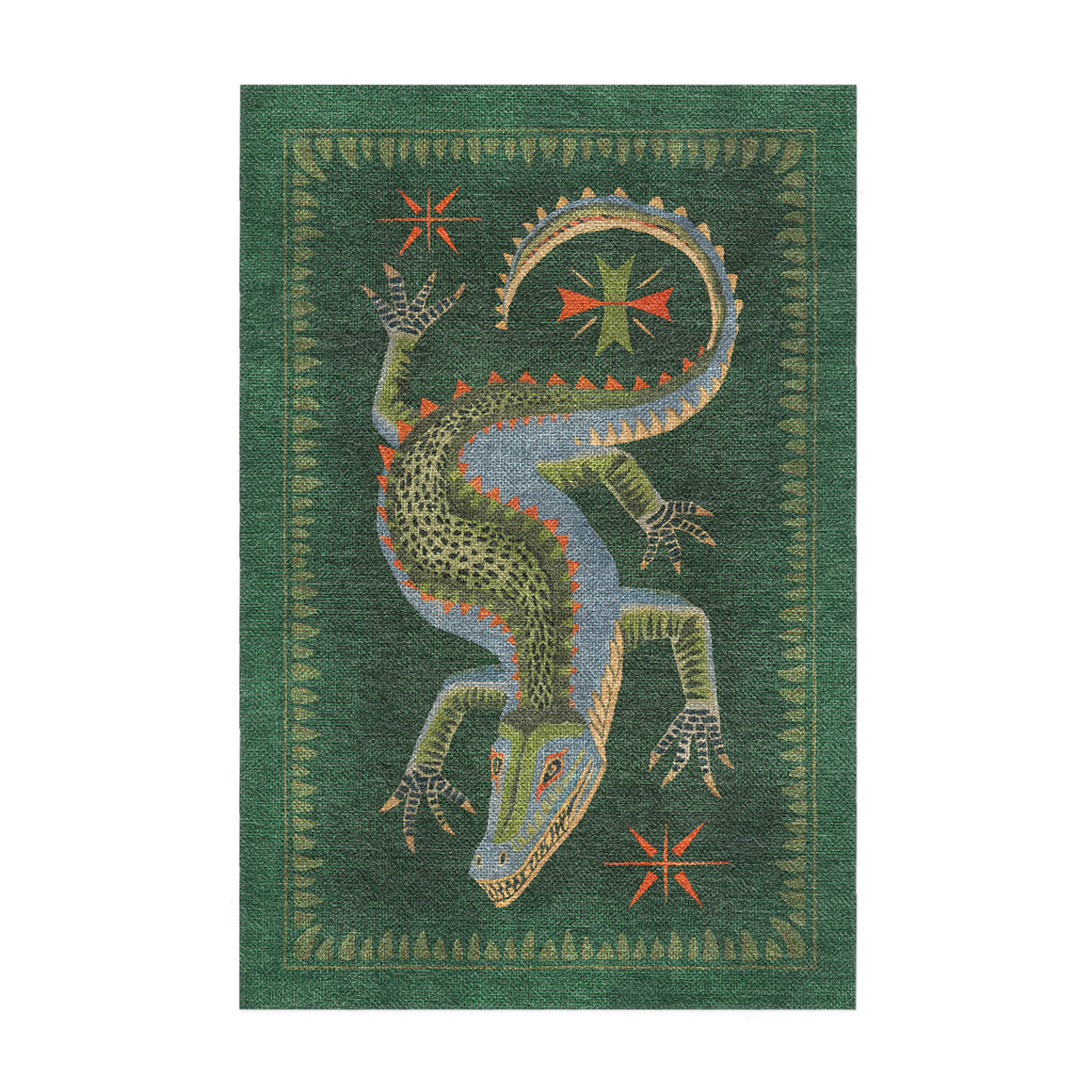 Alligator Bandiera Da Giardino Double Face – Poliestere Resistente, Multicolore, Formato Small 27.9 X 38.1 Cm