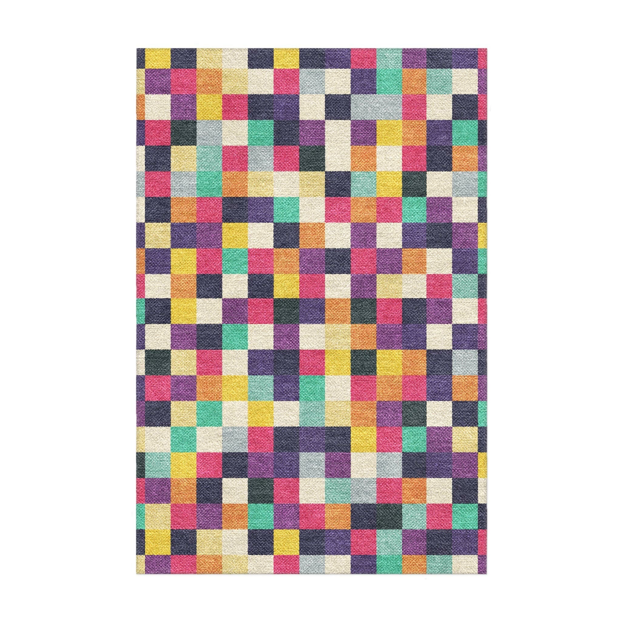 Noce Pixel Rug Pixel Mosaic Multicolor Area Rug – Undrfoot Rugs
