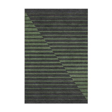 Euclid Black & Green in 2' x 3' Size