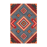 Mehdi Blue & Orange in 3x2ft Size