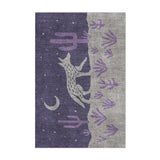 Desert Coyote Eggplant & Dusty Purple in 2' x 3' Size