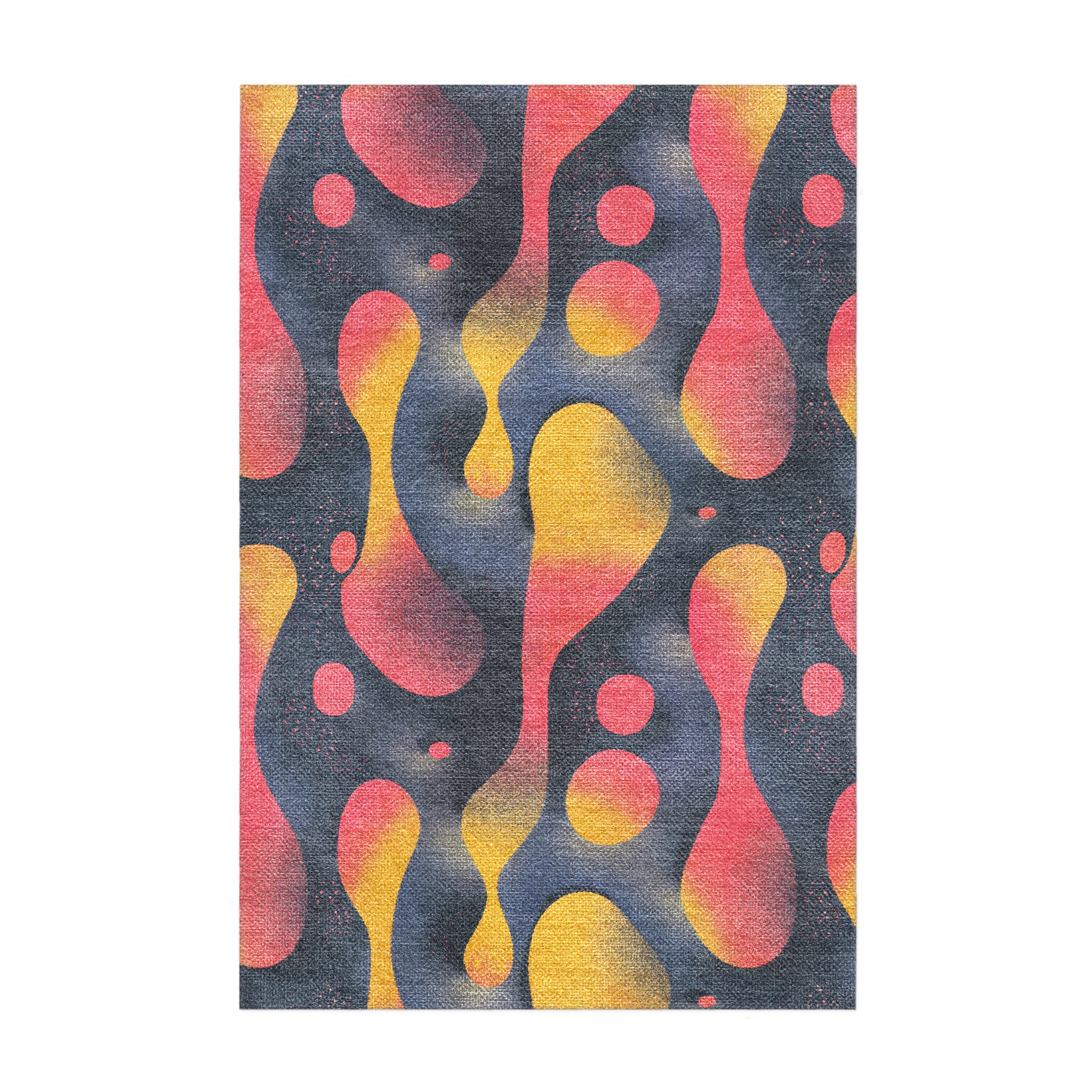Red Yellow Rugs Hot Lava Red & Yellow Area Rug – Undrfoot Rugs