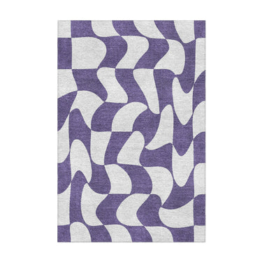 Twyla Checkered Periwinkle in 2' x 3' Size