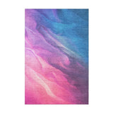 Cirrus Blue and Magenta in 2' x 3' Size