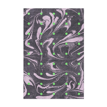 Acid Burn Purple & Green in 2' x 3' Size