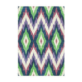 Dyani Eggplant & Matcha in 2' x 3' Size