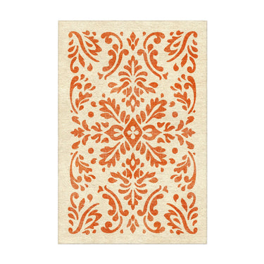 Floranna Ivory & Orange in 2' x 3' Size