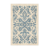 Floranna Ivory & Blue in 2' x 3' Size