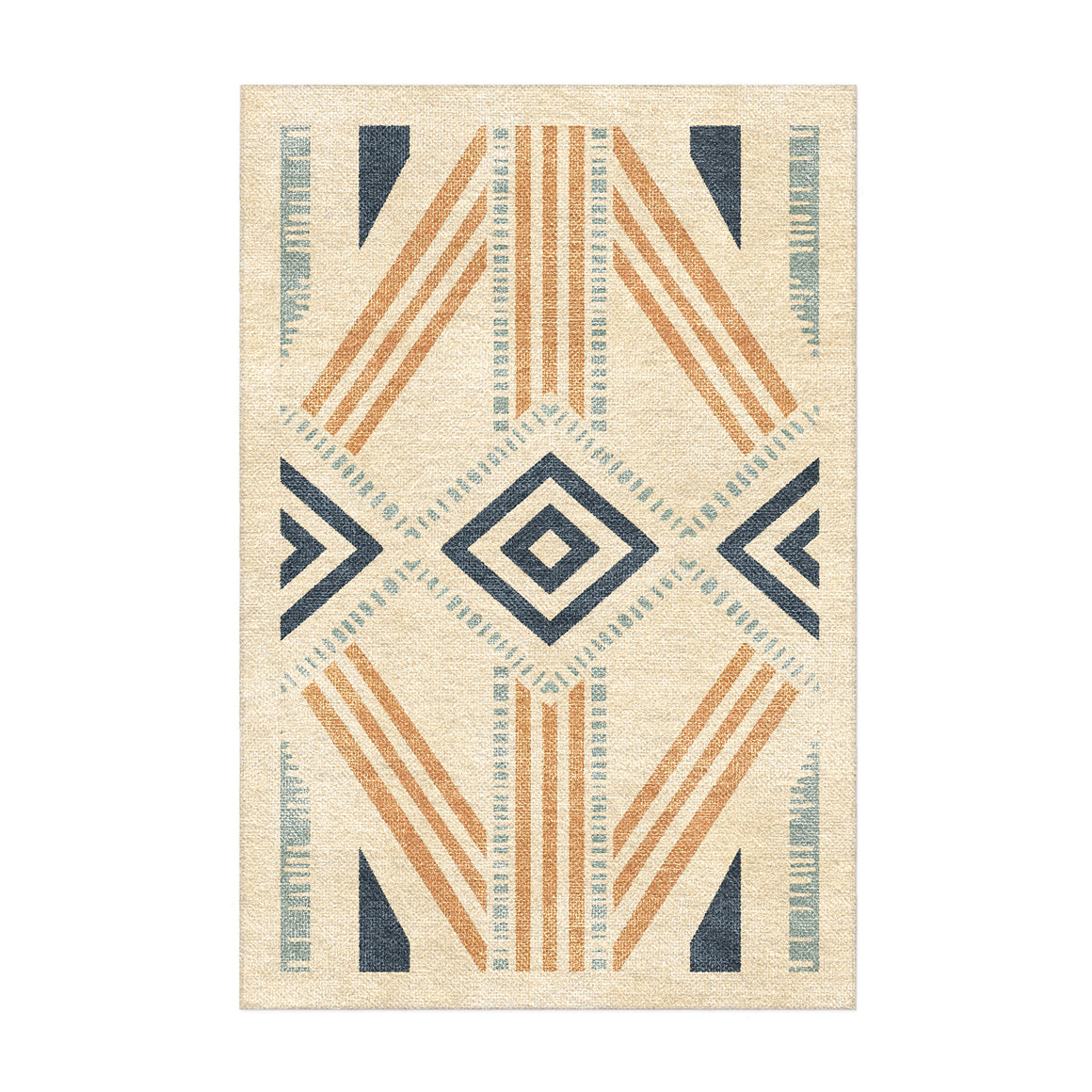 Osage Blue & Orange Area Rug – Undrfoot Rugs