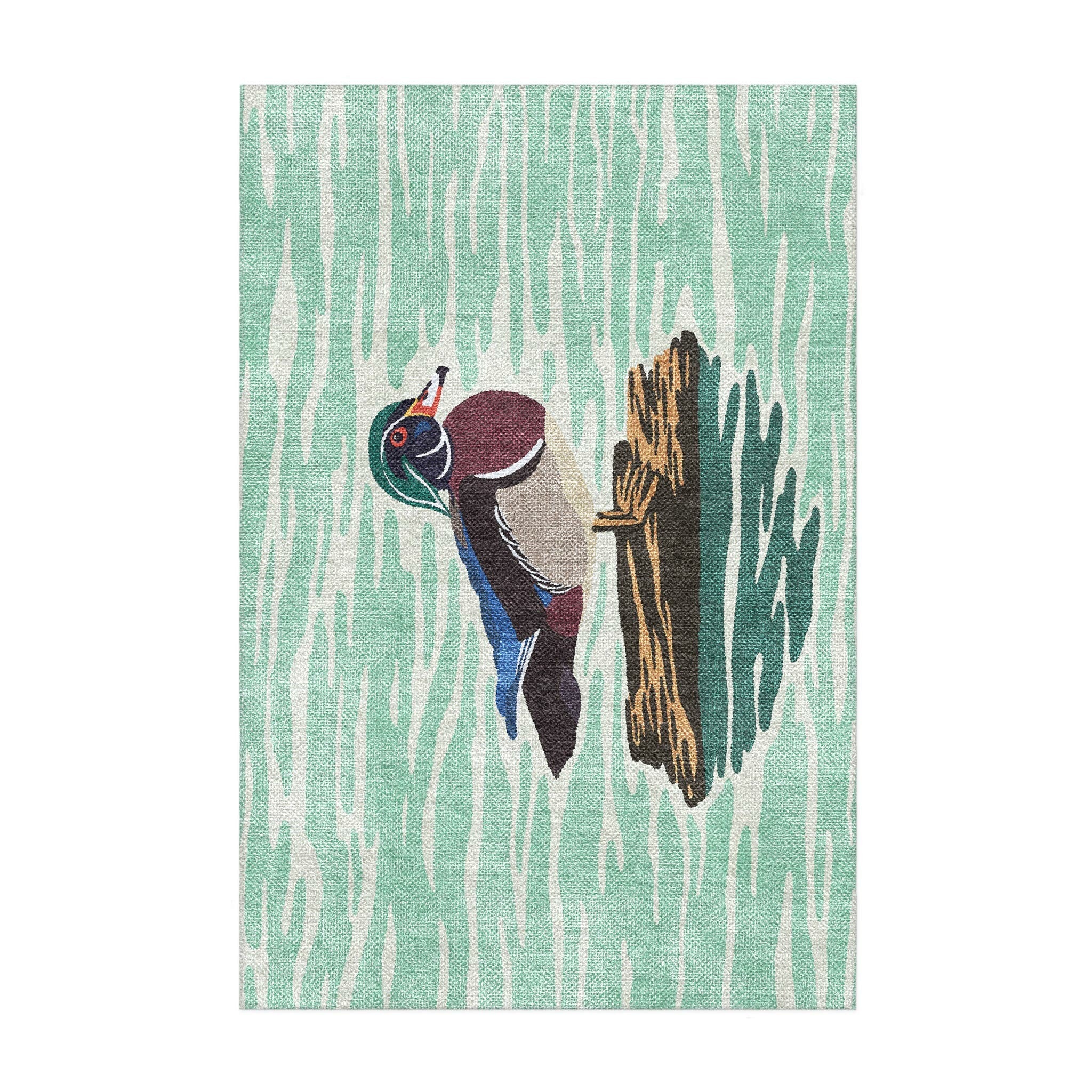Floating Rugs Floating Wood Duck Area Rug – Undrfoot Rugs