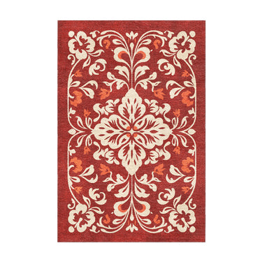 Annette Red & Ivory in 2' x 3' Size