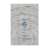 Solar System Blue & Ivory in 2' x 3' Size