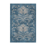 Agnes Damask Denim Blue in 2' x 3' Size