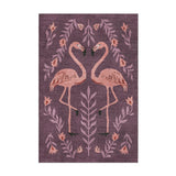 Flamingo Friends Purple in 2' x 3' Size