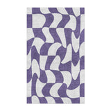 Twyla Checkered Periwinkle in 3' x 5' Size