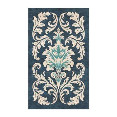 Aubrey Navy & Teal in 3' x 5' Size