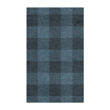 Buffalo Plaid Dark Navy in 3' x 5' Size