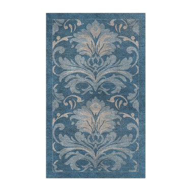 Agnes Damask Denim Blue in 3' x 5' Size