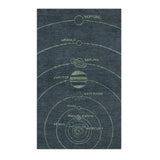 Solar System Navy & Mint in 3' x 5' Size