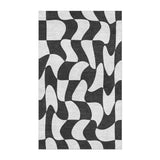 Twyla Checkered Black & White in 3' x 5' Size