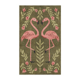 Flamingo Friends Sage Green in 3' x 5' Size