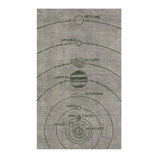 Solar System Taupe & Forest in 3' x 5' Size