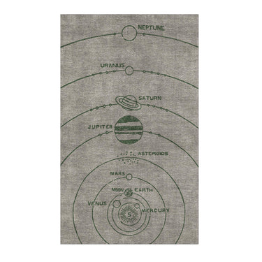 Solar System Taupe & Forest in 3' x 5' Size