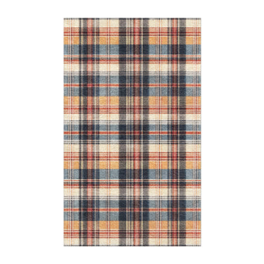 MacPherson Plaid Navy & Gold in 5x3ft Size