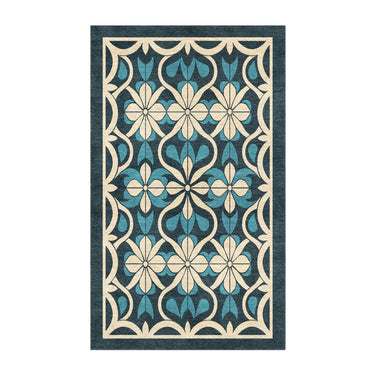 Mattheo Blue & Ivory in 5x3ft Size