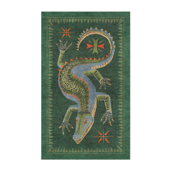 Hungry Alligator Green Area Rug – Undrfoot Rugs