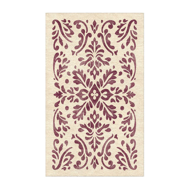 Floranna Ivory & Wine in 3' x 5' Size