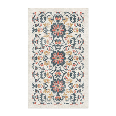 Georgiana Navy & Red in 3' x 5' Size