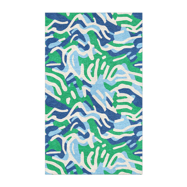 Leonardo Blue & Green in 5x3ft Size