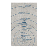 Solar System Blue & Ivory in 3' x 5' Size