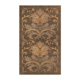 Agnes Damask Umber Brown in 3' x 5' Size