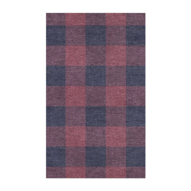 Buffalo Plaid Maroon & Navy in 3' x 5' Size