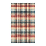 Monaghan Plaid Blue & Red in 5x3ft Size