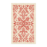 Floranna Ivory & Red in 3' x 5' Size