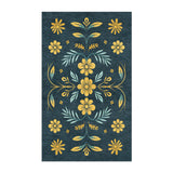 Isabella Navy & Gold in 5x3ft Size