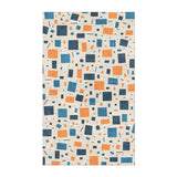 Geometric Confetti Orange in 3' x 5' Size