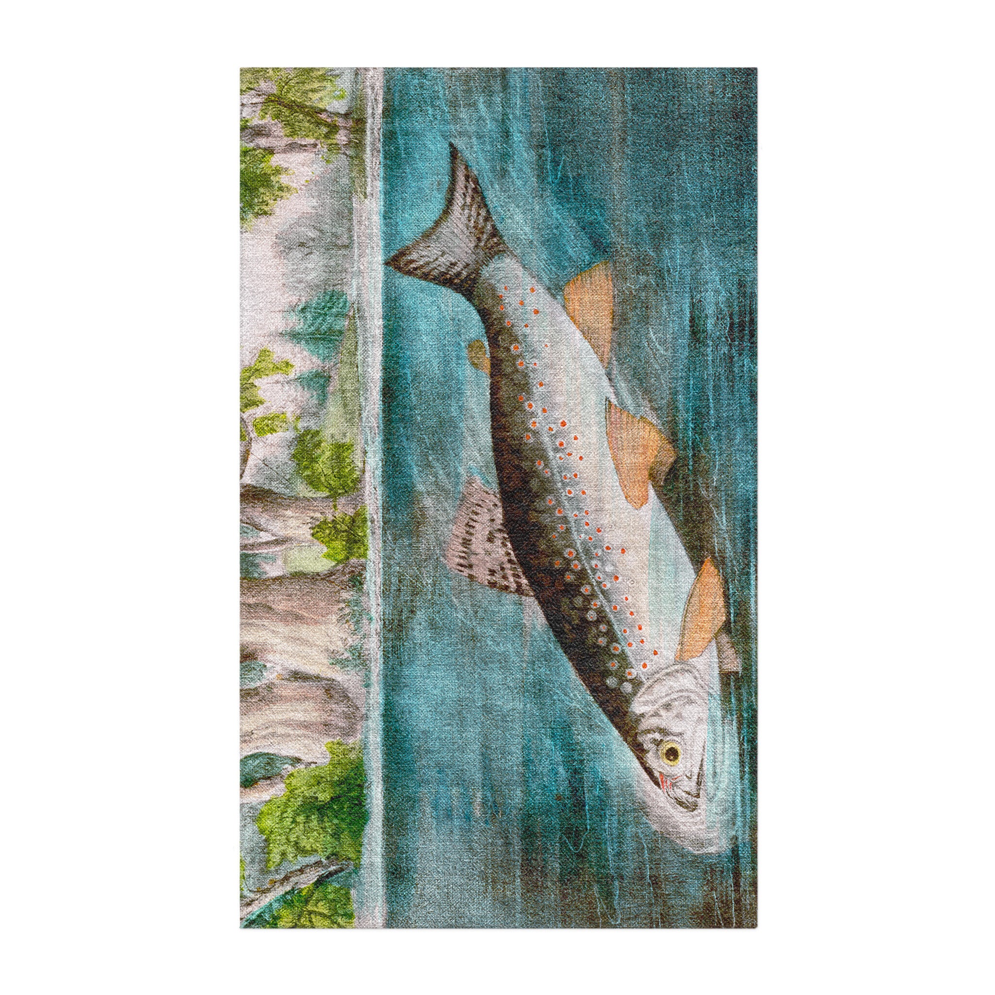 Hooked Fish Area Rug – Undrfoot Rugs