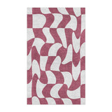Twyla Checkered Fuscia in 3' x 5' Size