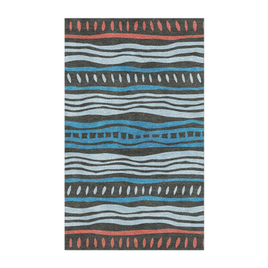 Delsin Black in 3' x 5' Size