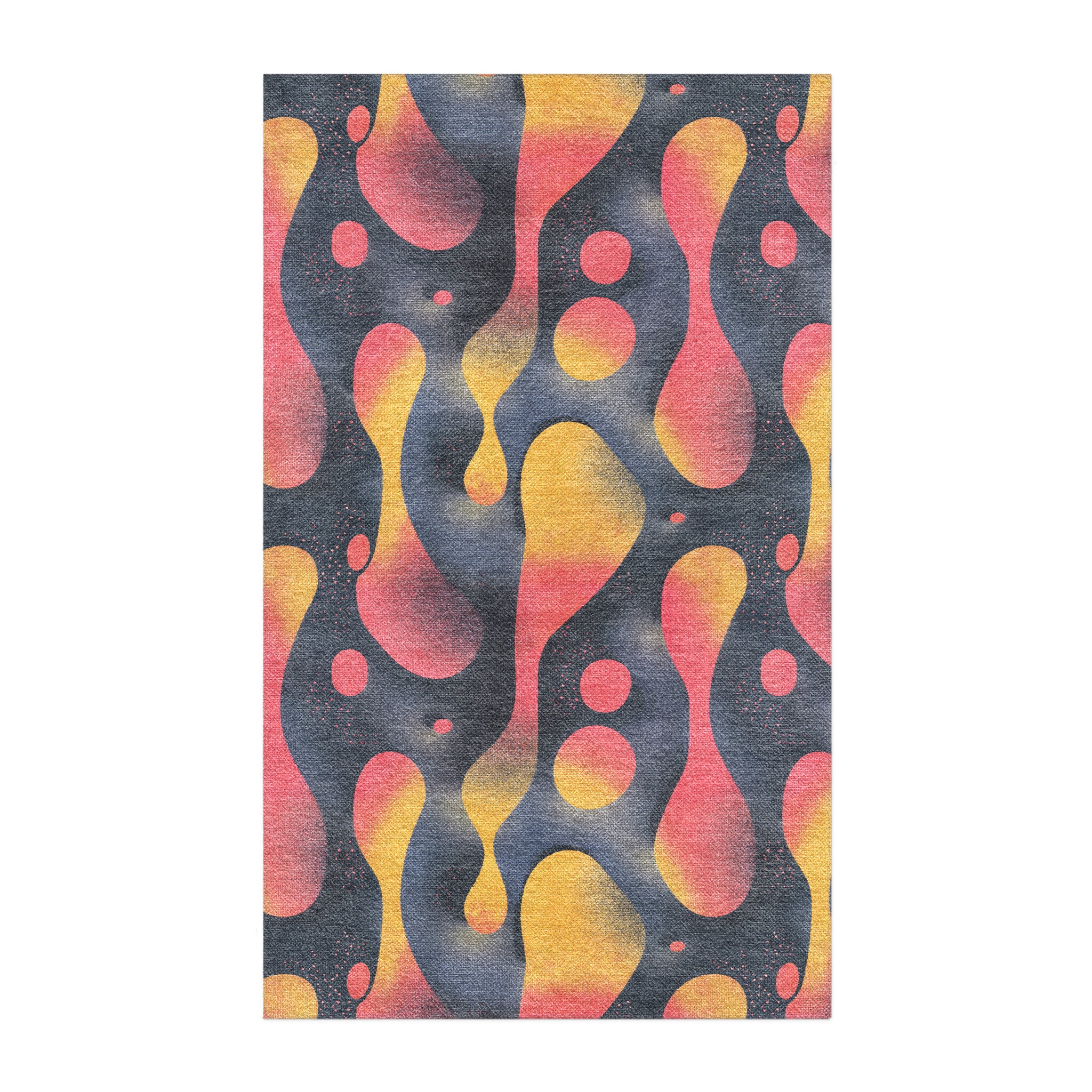 Red Yellow Rugs Hot Lava Red & Yellow Area Rug – Undrfoot Rugs